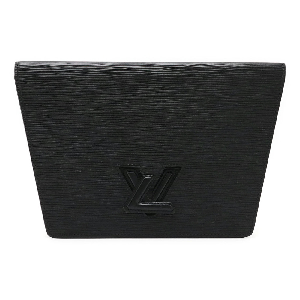 LOUIS VUITTON Epi Trapeze Shoulder Bag Leather Noir Black